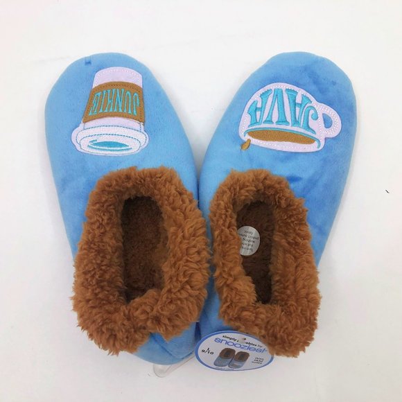 NWT Snoozies Women's Java Junkie Non Skid Slippers Large 9/10 - Picture 4 of 6